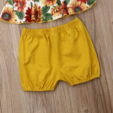 Toddler Baby Girls Clothes Sunflower Outfit Summer